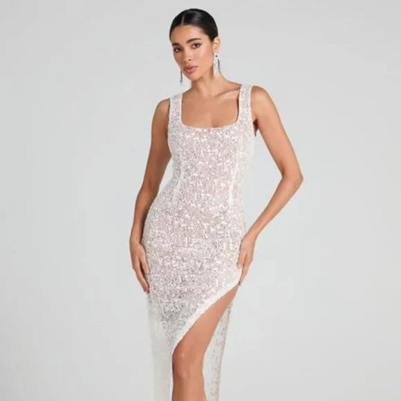 Nadine Merabi — Louisa White Dress - Picture 3 of 5